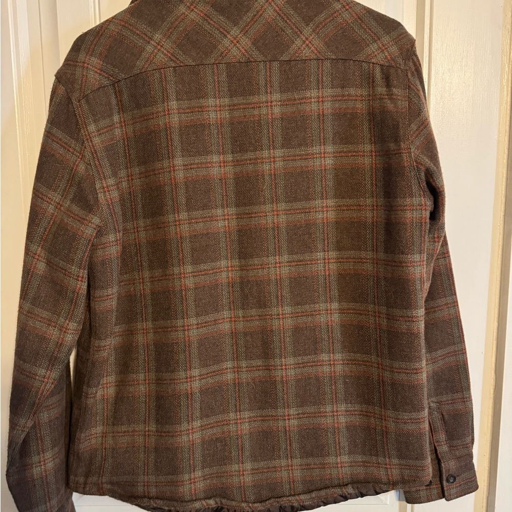 Brixton Tan Plaid Lightweight Jacket - Picture 3 of 3